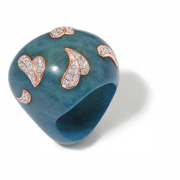 Joshua Tagua Nut and Diamond Ring