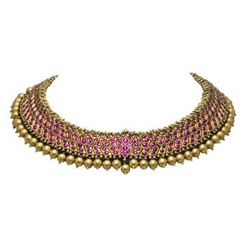 Molkeh Ruby Collar Necklace