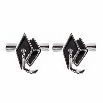 Onyx Graduate Cufflinks