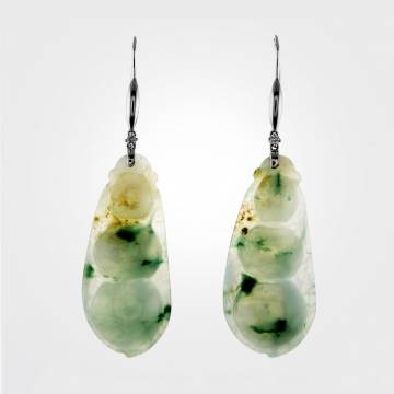 Cocoon Jade Earrings