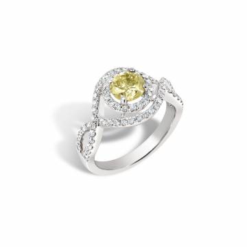 Lucia Champagne Diamond Ring