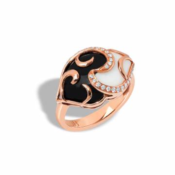 Potentia Onyx and Diamond Ring