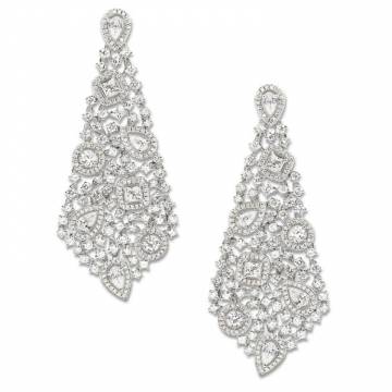 Lumineux Diamond Drop Earrings
